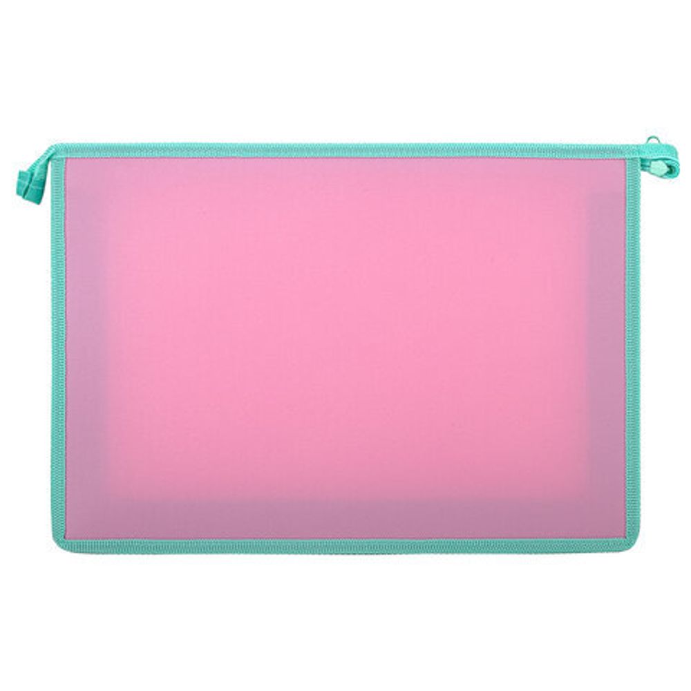 Папка для тетрадей ПИФАГОР А4, 1 отделение, картон/пластик, на молнии, "Polar bear", 270855