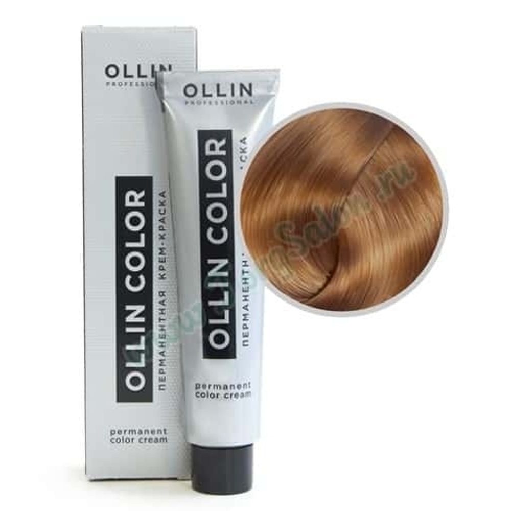 Крем краска для волос перманентная Ollin Color «Светло-русый золотистый» 8/3