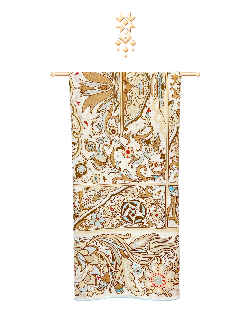 Шаль «Арабески» 100% шерсть