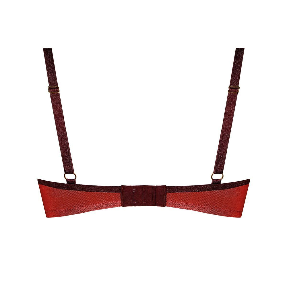 Бюстгальтер Livia с пуш-ап чашками на тонком поролоне (Размер: 70D) (Цвет: красный)