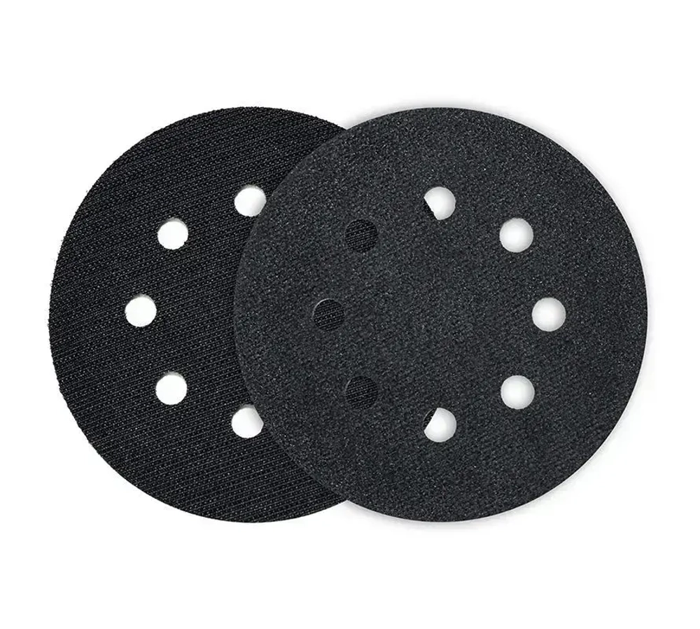 Подложка защитная на липучке для шлифовальной машины, 125мм, 8 отверстий, 1 шт.