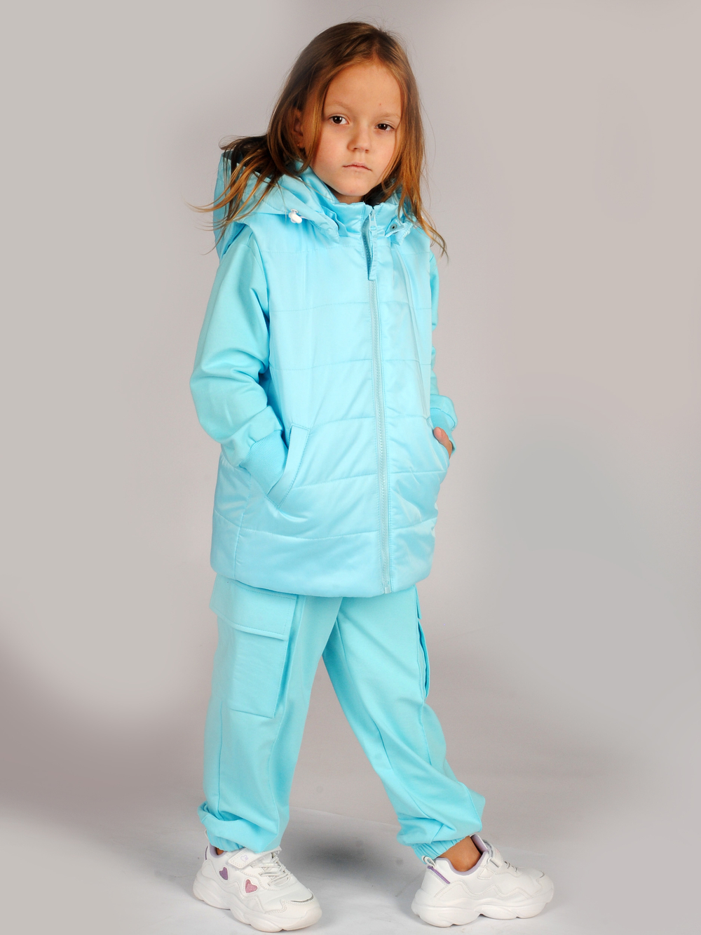 Жилет демисезонный мембрана для девочки 2-8 лет Милашка Сьюзи