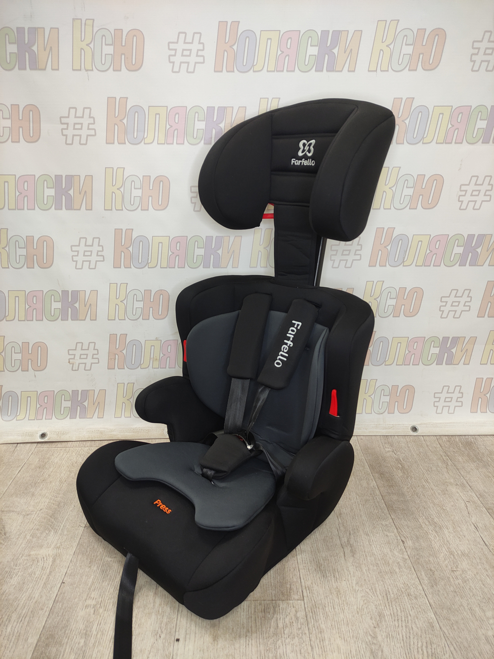 Автокресло детское Farfello YKO-933 группа 1/2/3 (9-36) черный