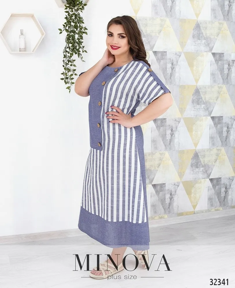 Платье летнее в полоску Minova 450-2-2