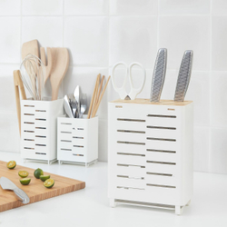 IKEA AVSTEG  (ИКЕА АВСТЕГ)  -  Держатель для кухонных принадлежностей, белый, 18 см