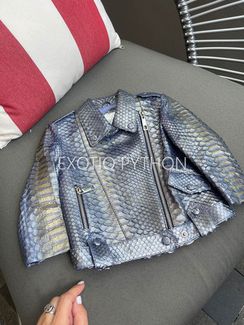 Детская куртка из кожи питона JT-102