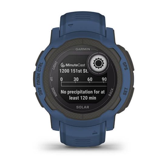 Спортивные прочные часы Garmin Instinct 2, Solar, Tidal Blue, 010-02627-06