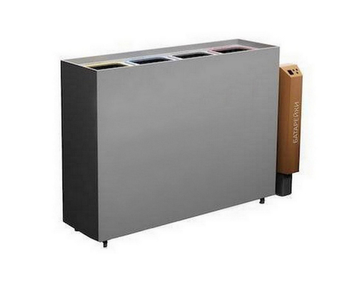 Урна для раздельного сбора мусора Серво