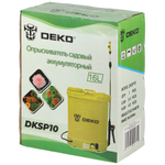 Опрыскиватель садовый аккум, Deko, 16 л, свинц-кислот, 8 А.ч, 12 В, пластик, ранц, DKSP10