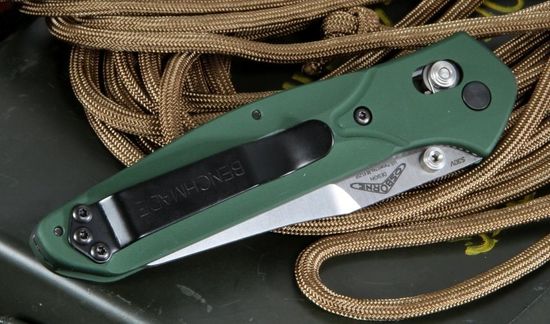 Складной нож Benchmade 940 Osborne Reverse Tanto c клинком из стали CPM-S30V, рукоять алюминий