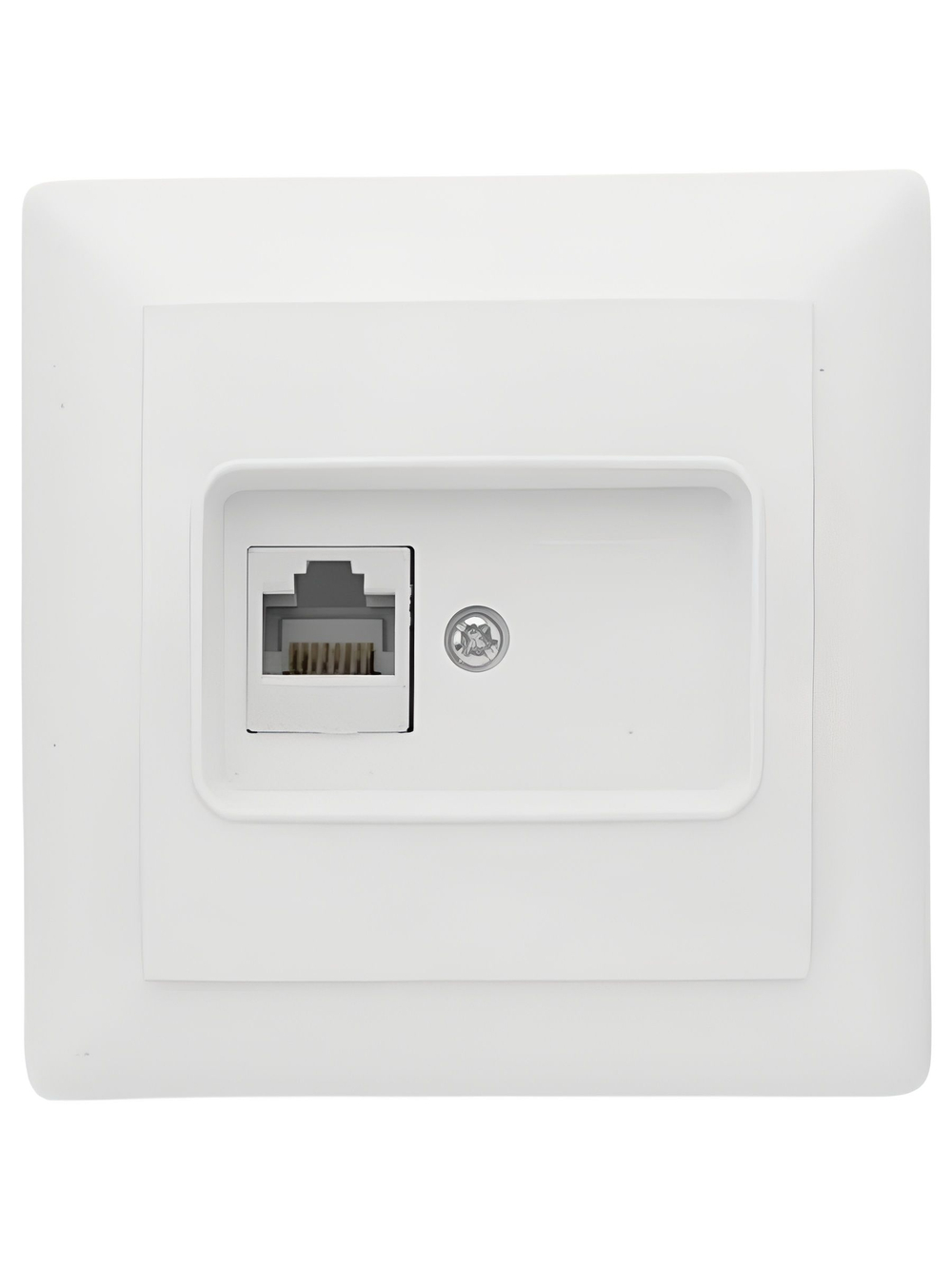 Розетка интернетная RJ-45 cat5e ProfiTec Optima белая