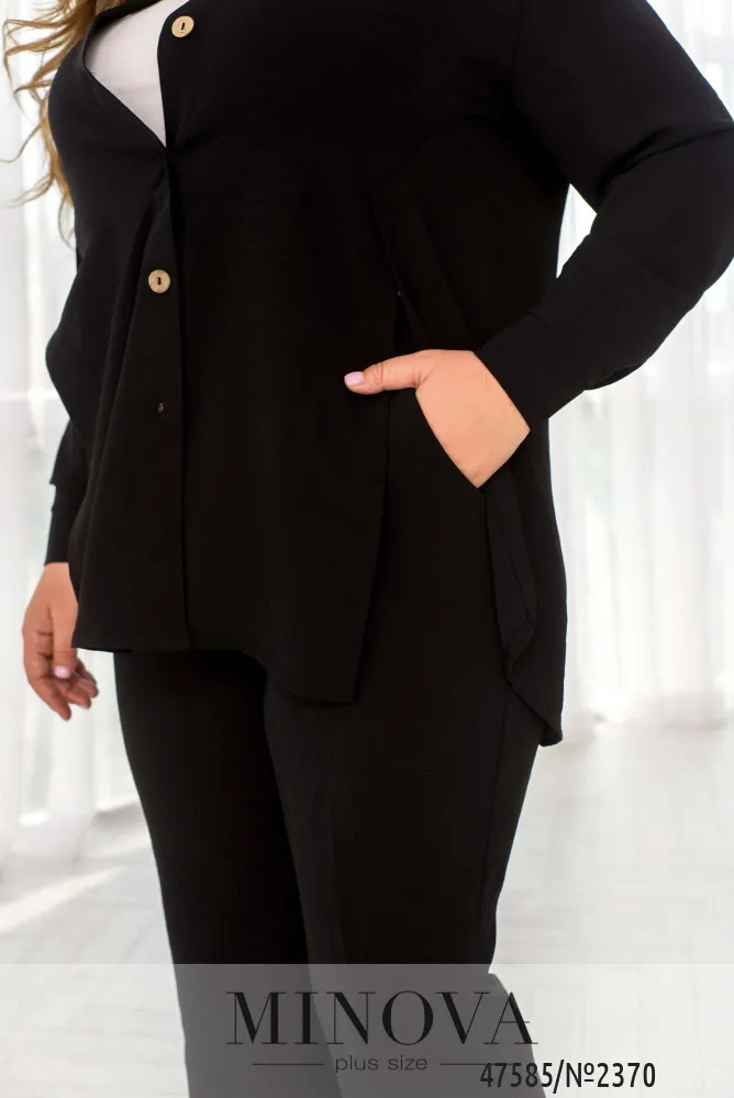 Костюм 2370-черный Minova
