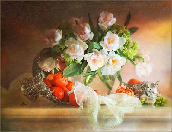 Натюрморт с вуалью - набор для вышивания бисером, 551