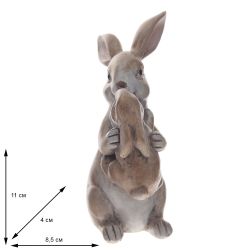 GAEM Фигурка декоративная "Зайцы", L8,5 W4 H11 см, 2в.