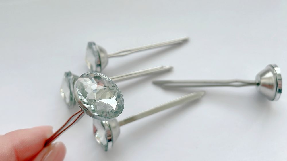 Стразы 22 мм на двойной ножке