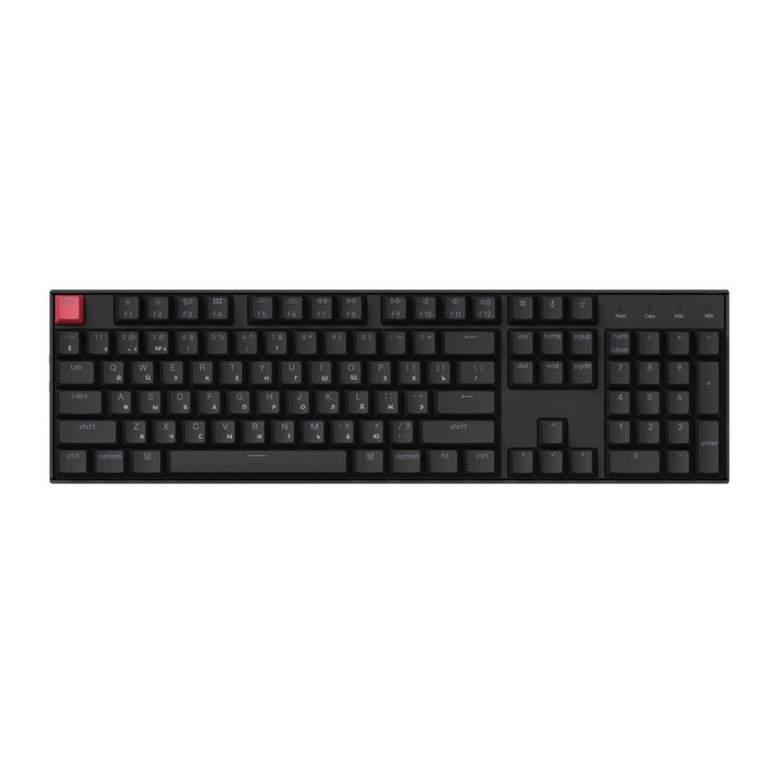 Беспроводная механическая клавиатура QMK Keychron K10 (Version 2), 104 клавиши, White LED подсветка, Keychron Red Switch (K10X-A1Z-RU)