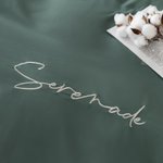 Комплект постельного белья Однотонный Сатин «Оливковая серенада»