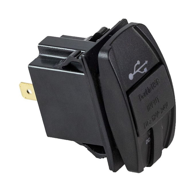 Разъем USB 5В 3.1А для установки совместно с кнопками AES11185X или AES1188X