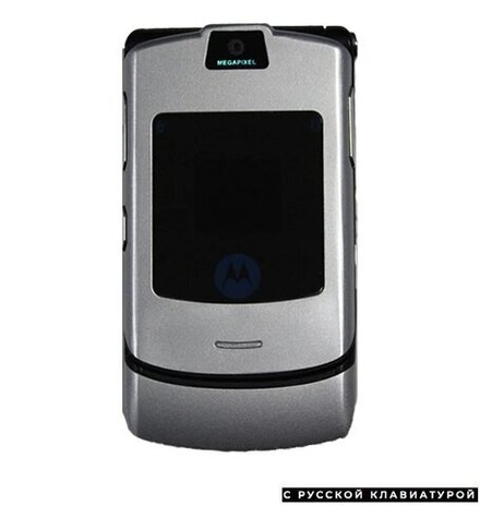Мобильный телефон Motorola RAZR V3i Silver