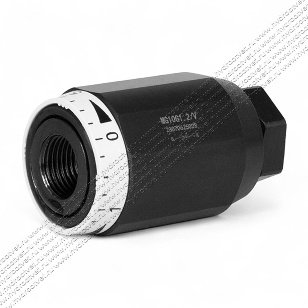 MG10G1.2/V - Дроссель трубного монтажа Ду10 резьба G1/2, обратный клапан - нет MG10G1.2/V - Дроссель трубного монтажа Ду10 резьба G1/2, обратный клапан - нет