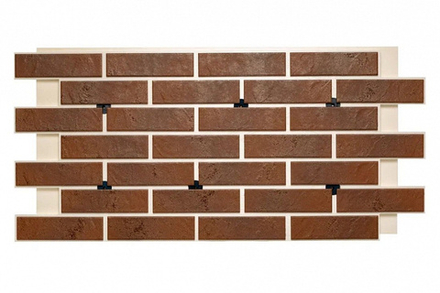 Клинкерная фасадная термопанель ЭППС Semir Beige 1150x540