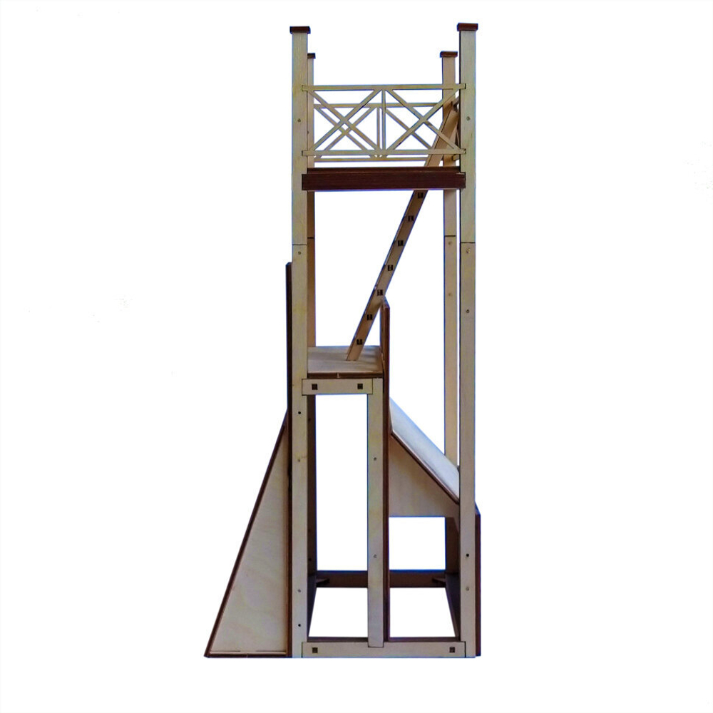 Римский каструм - башня от Армарика - деревянный конструктор, сборная модель, 3D пазл, моделизм, моделирование