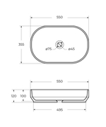 Раковина накладная Cezares CZR-6594
