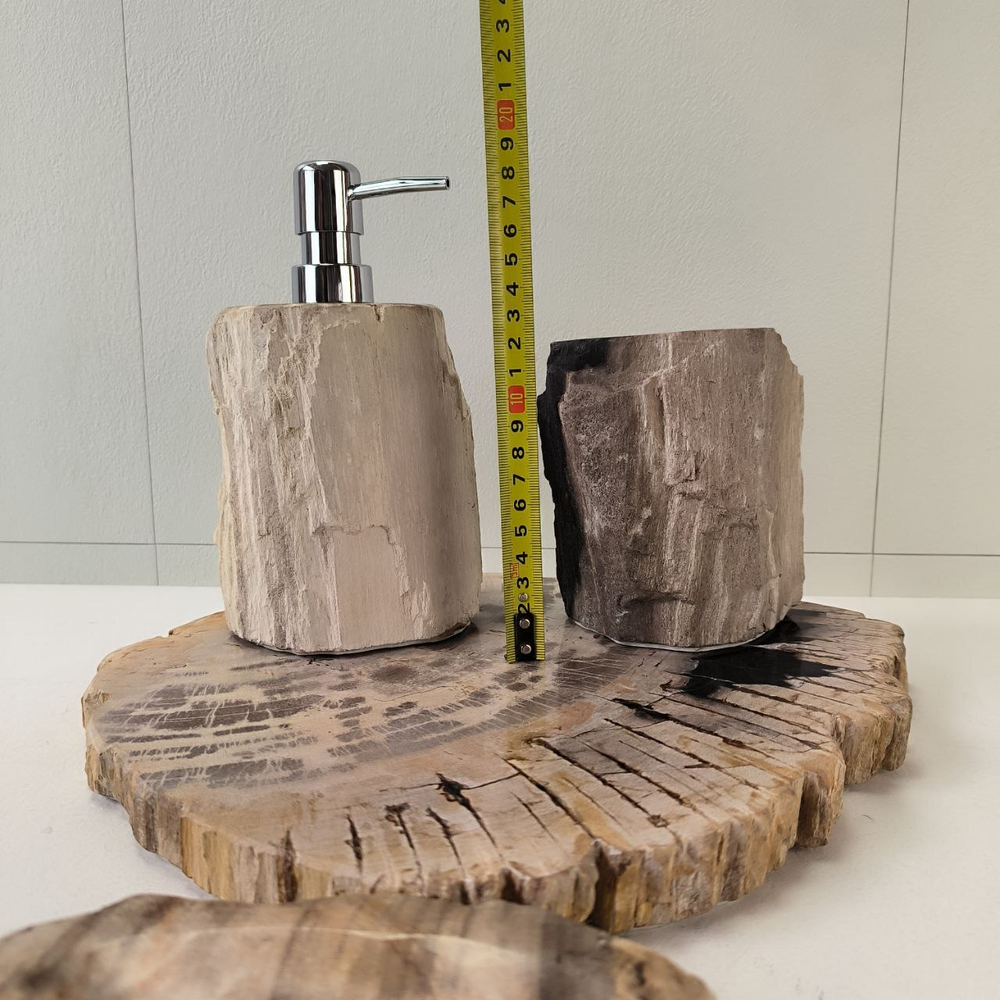 Набор из окаменелого дерева 4 предм Fossil Set NF-63284 поднос 149