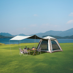 Палатка Naturehike Ango Air Pro, 3-местная, быстросборная, надувной каркас, коричневая, артикул CNK2550WS017-3BRC