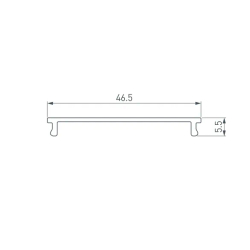 Экран ARH-POWER-W47-2000 OPAL (Arlight, Пластик) 036340