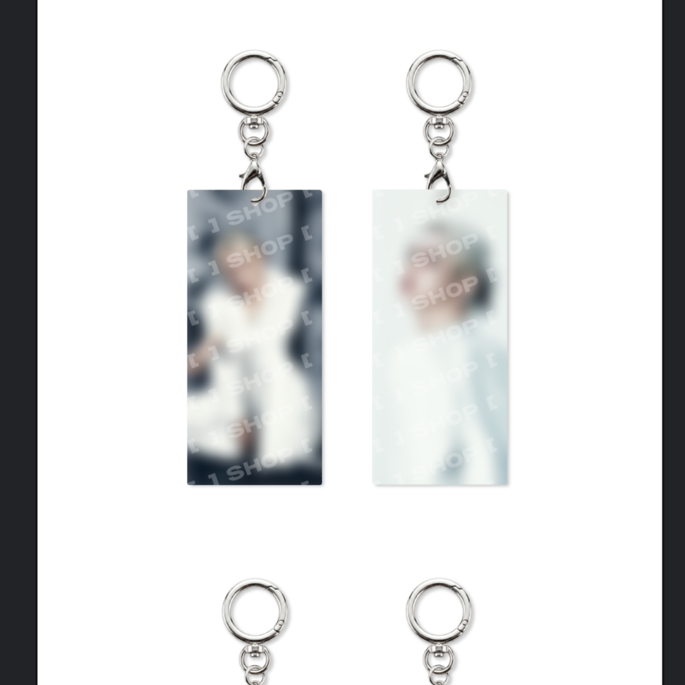 Мерч Stray Kids SECRET ACRYLIC KEYRING - RUN IT (брелок)