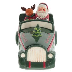 GAEM Конфетница "Санта",, 1500 мл, L25 W16 H16 см