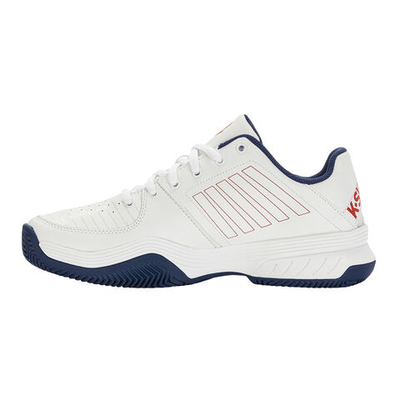 Мужские теннисные кроссовки K-Swiss Court Express Clay Court Shoe Men - White, Dark Blue
