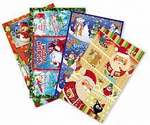 Наклейки Новый Год 15 видов (Квадра)