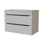 Тумба д/ванной "Лайн-70" подвесная  под раковину Марго-70 (MIXLINE) (ПВХ)