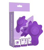 Фиолетовый вибратор в трусики с магнитным держателем (Цвет: фиолетовый)