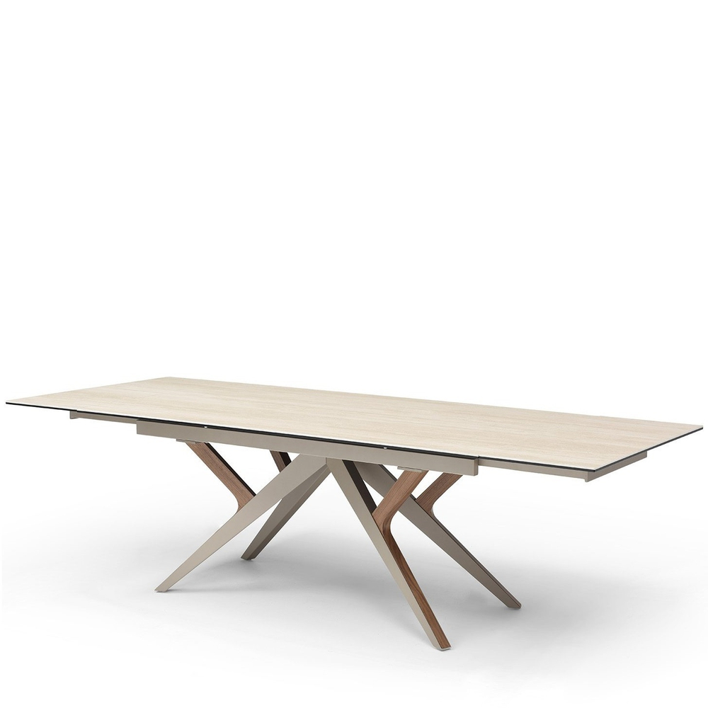 Стол DT2448 (180-260) MILAN TRAVERTINE