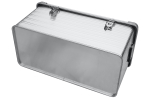Ящик алюминиевый усиленный с замком 782х385х379 мм (ДхШхВ)