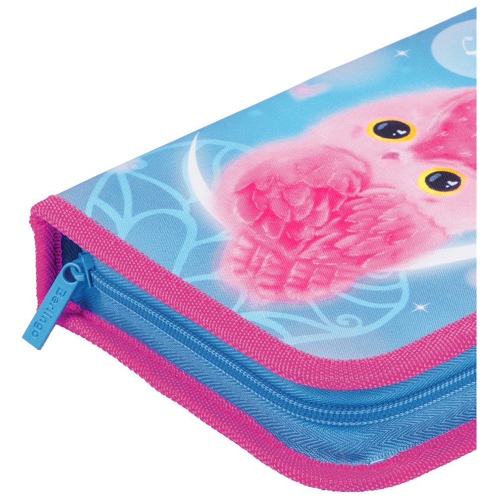 Пенал 1 отделение, 200*140*40 Berlingo "Plush Owl", дополнительная откидная секция, полиэстер