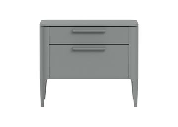 Тумба прикроватная Type 2 ящика ширина 60 см (серый)