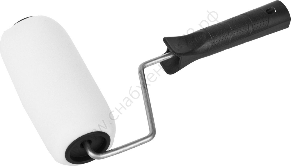 ЗУБР ПОРОЛОН 44 мм, 150 мм, Малярный валик с ручкой, СТАНДАРТ (03605-15)