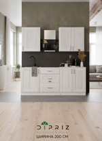 Кухонный модуль напольный, 80х60х85, Стокгольм Светлый, шкаф для кухни, из массива сосны, со столешницей, Dipriz