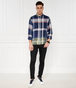 Льняная рубашка Tommy Hilfiger - разноцветная(MW0MW34603)