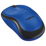 Мышь беспроводная LOGITECH M220, 2 кнопки + 1 колесо-кнопка, оптическая, сине-чёрная, 910-004879