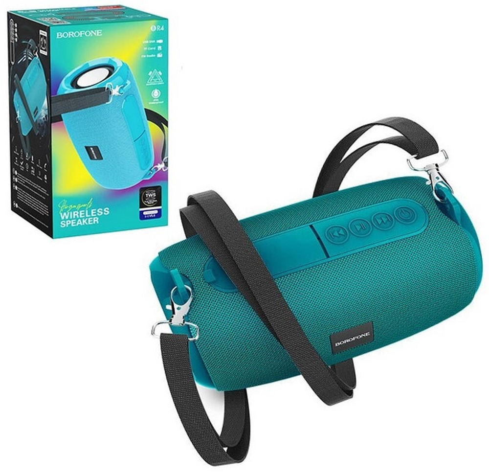 Колонка - Bluetooth BOROFONE BR4 (зеленый)