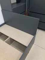 Кровать Мори КРМ 900.1 Графит 900*2000