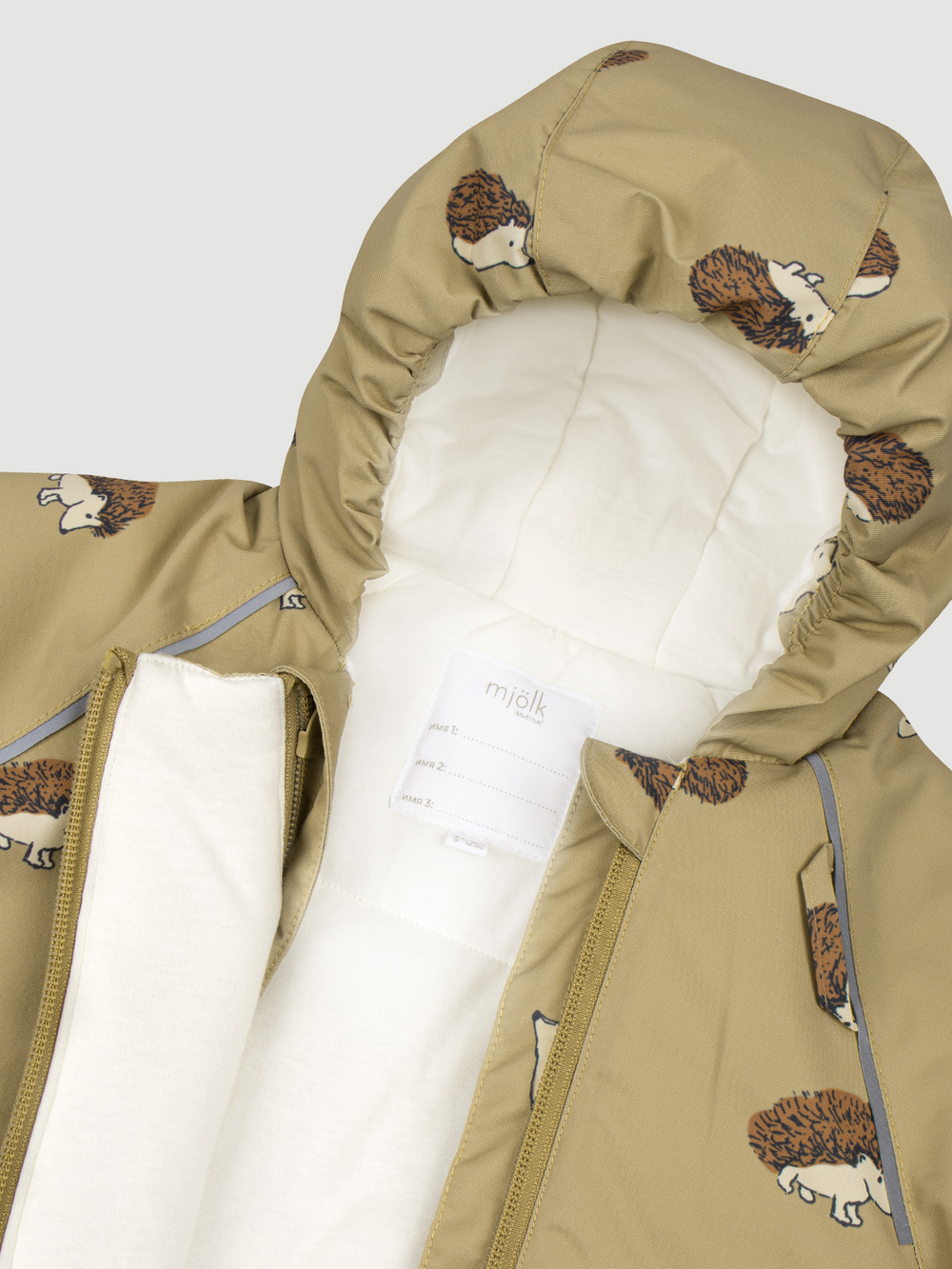 ПРЕДЗАКАЗ Комбинезон демисезонный Mjölk Hedgehogs, утеплитель 180гр/м2