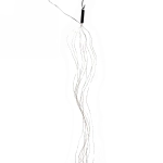 Гирлянда для улицы «Хвост» 2м 200 ламп LED, 8 реж,IP-54. Белый