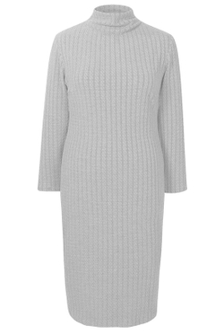 Трикотажное платье 1420опа, Серебро #133Са051420опа