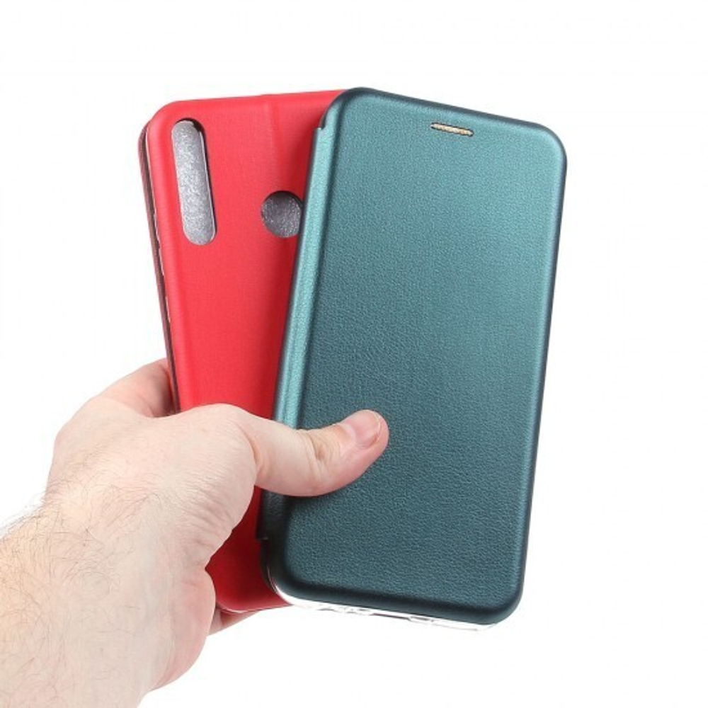 Чехол-книжка для Huawei P40 Lite E/ Y7p, 009805 Розовое золото